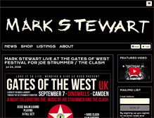 Tablet Screenshot of markstewartmusic.com